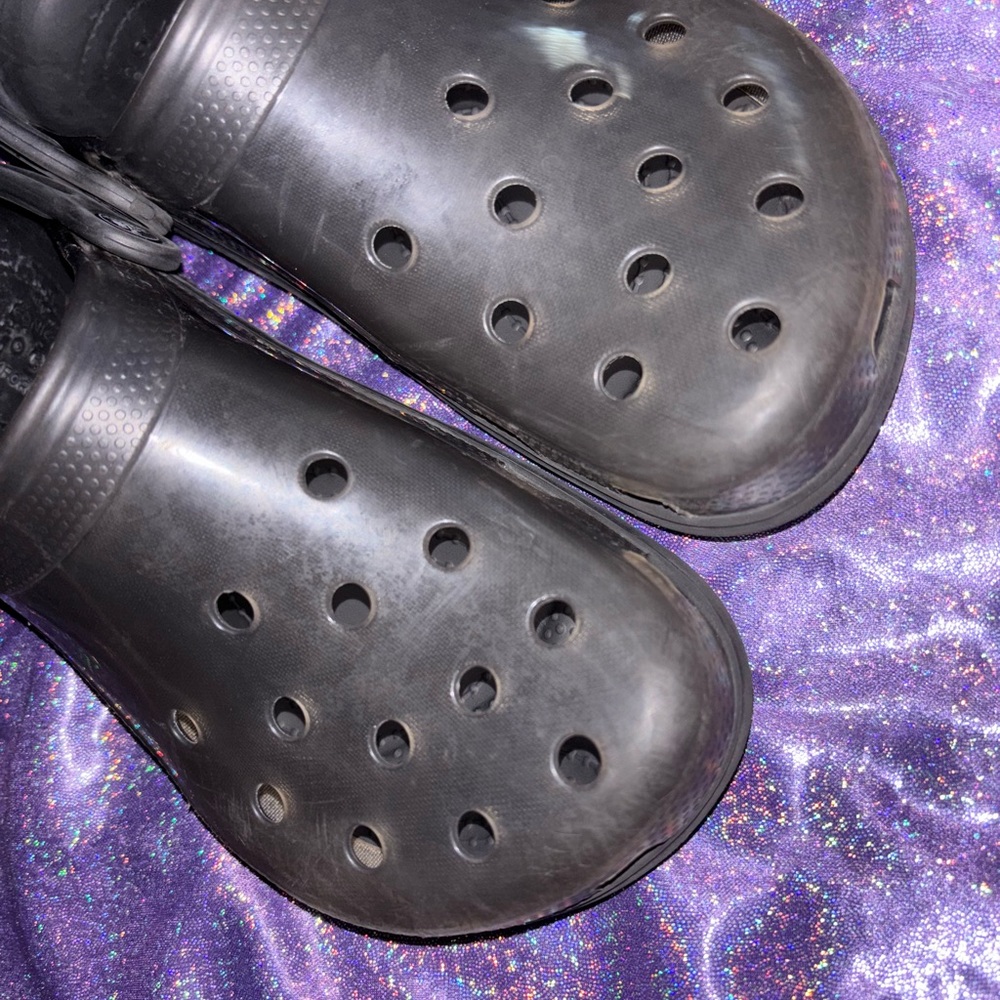 Black Translucent crocs - Picture 11 of 11
